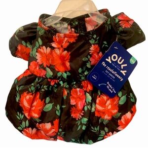 Pet Dog Youly Rose Pet Dog Dress Size XXS. See Listing For Size Chart.